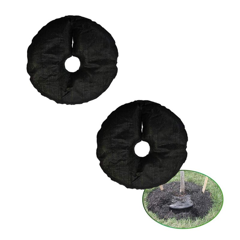SteadySpring ® 24" Smart 30+Day Tree Watering Mat - AUTO Refills with RAIN and Slow Releases As Plant Needs - for Root Balls 11" - 15" Dia Slow Release Technology Prevents Over and Under Watering (2) - Image 1